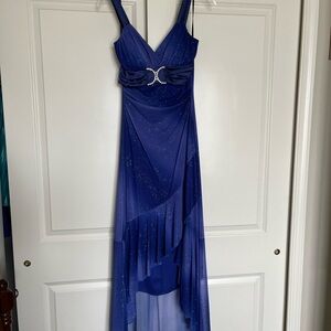 Taboo Royal Blue High Low Dress